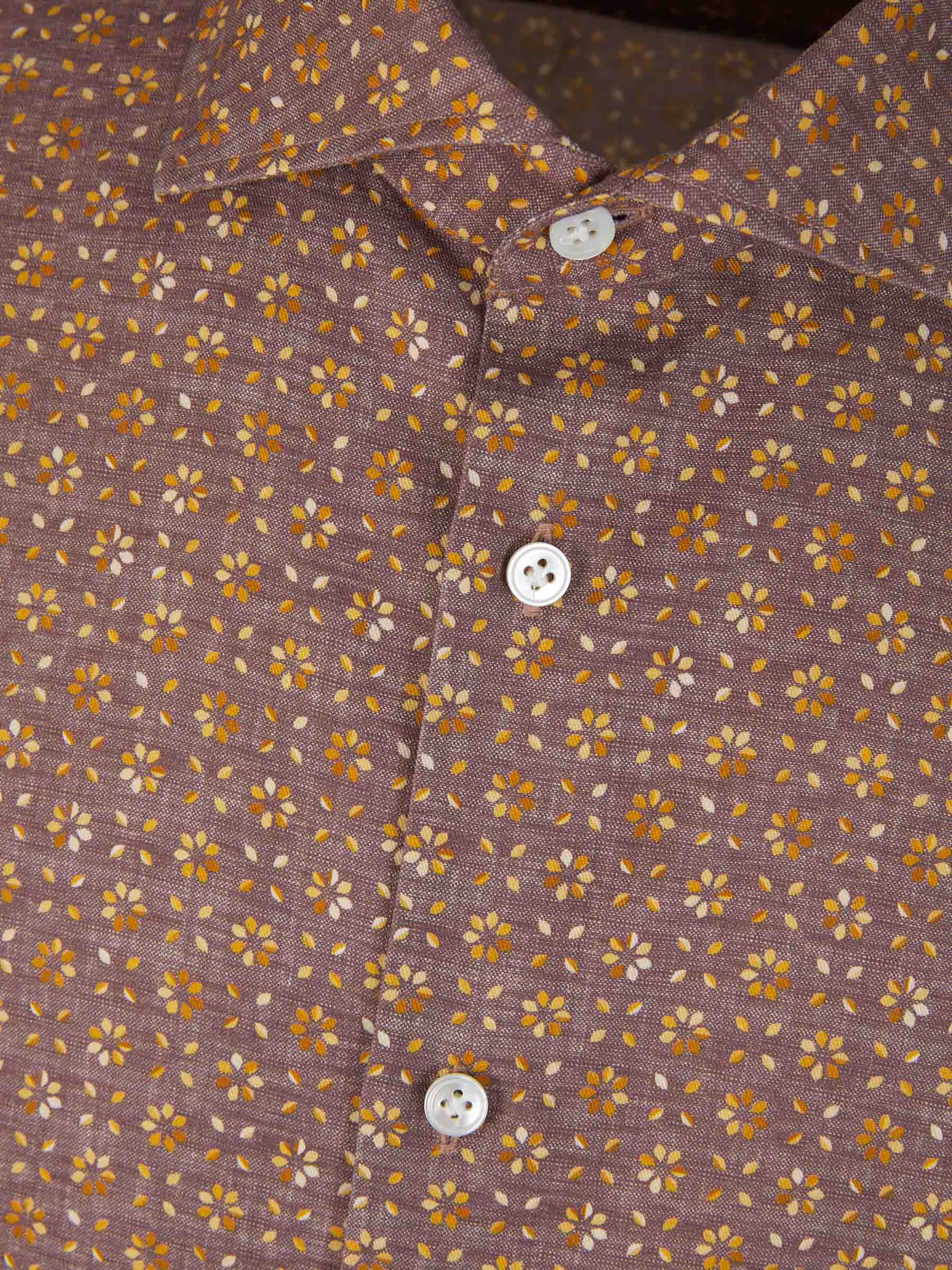 Outlet online Vincenzo di Ruggiero Hombre Camisa Algodón Estampada color Azul Marino sku 531-006088 03 - Foto 7