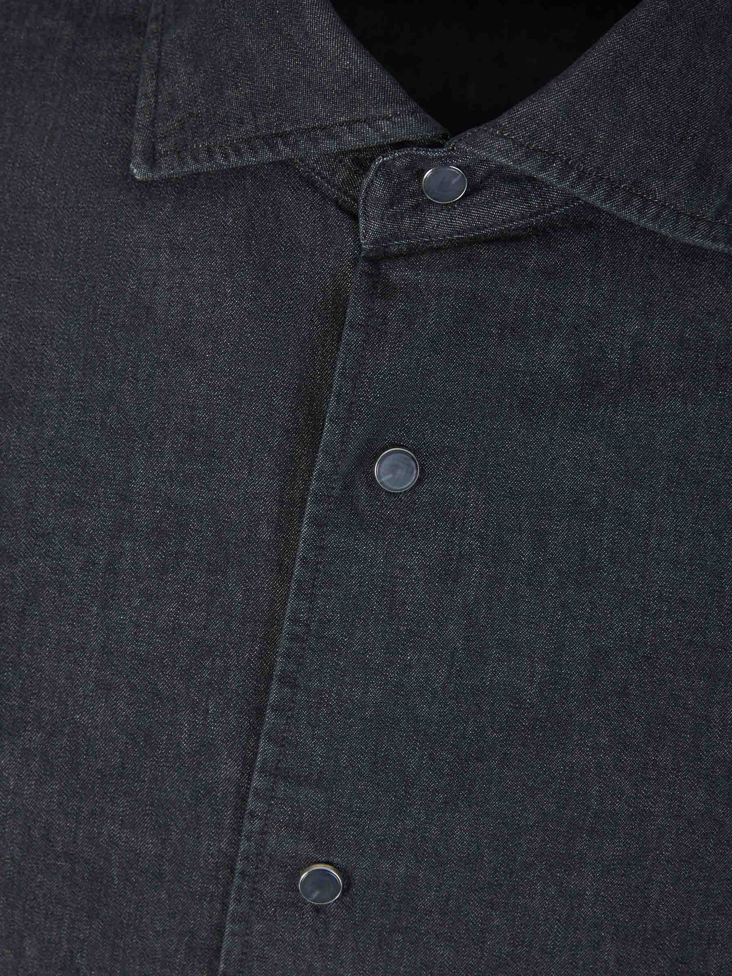 Outlet online Santa Eulalia Hombre Camisa Ligera Algodón color Azul Noche sku 531-006094 01 - Foto 3