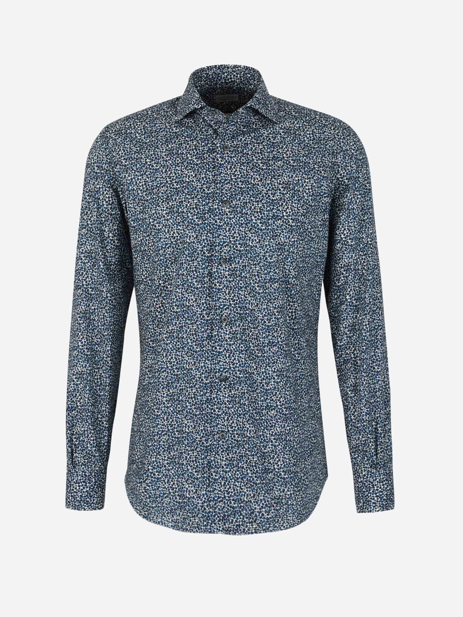 Outlet online Santa Eulalia Hombre Camisa Algodon Estampada color Azul Noche sku 531-006095 01 - Foto 1