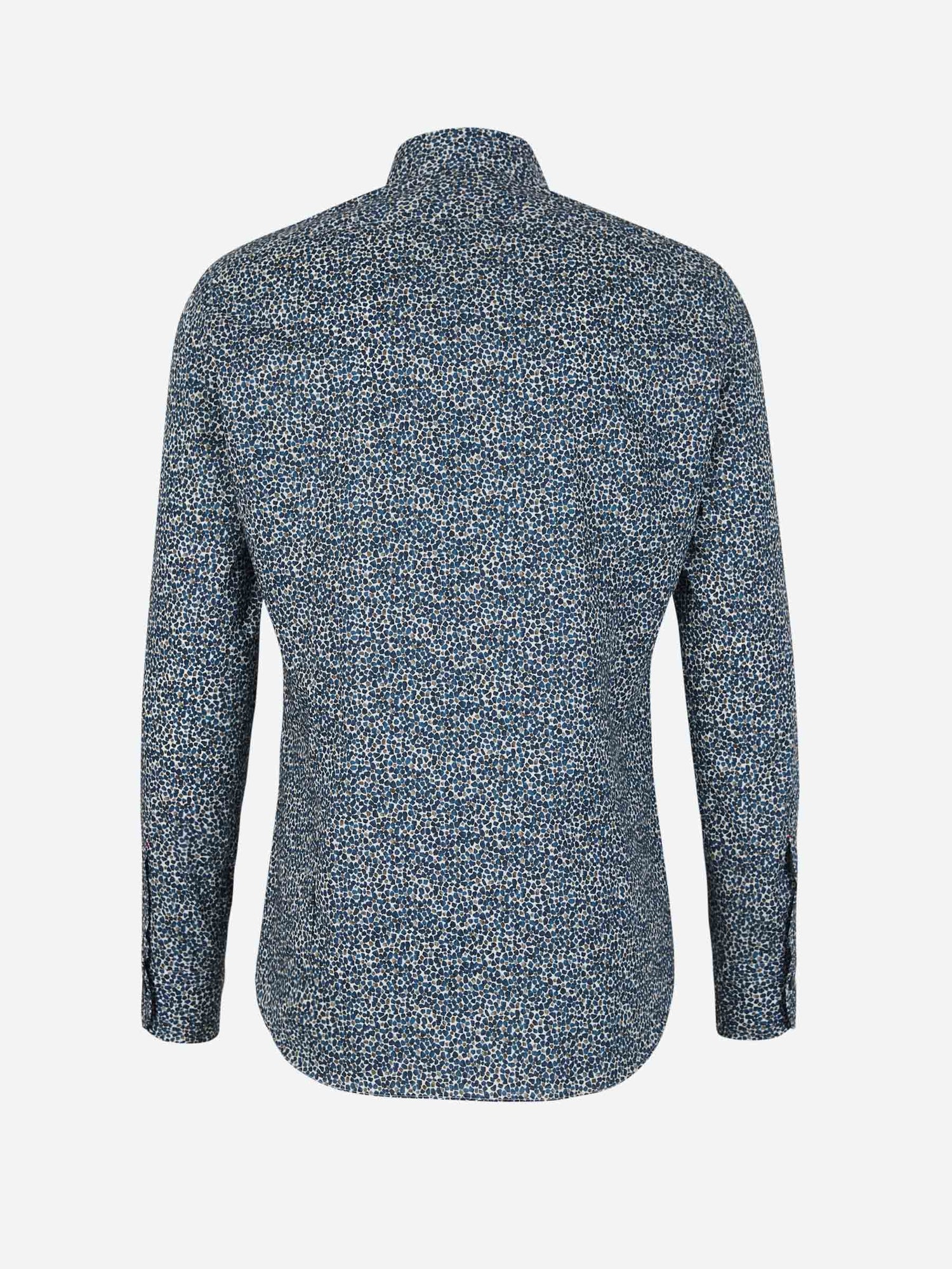 Outlet online Santa Eulalia Hombre Camisa Algodon Estampada color Azul Noche sku 531-006095 01 - Foto 2