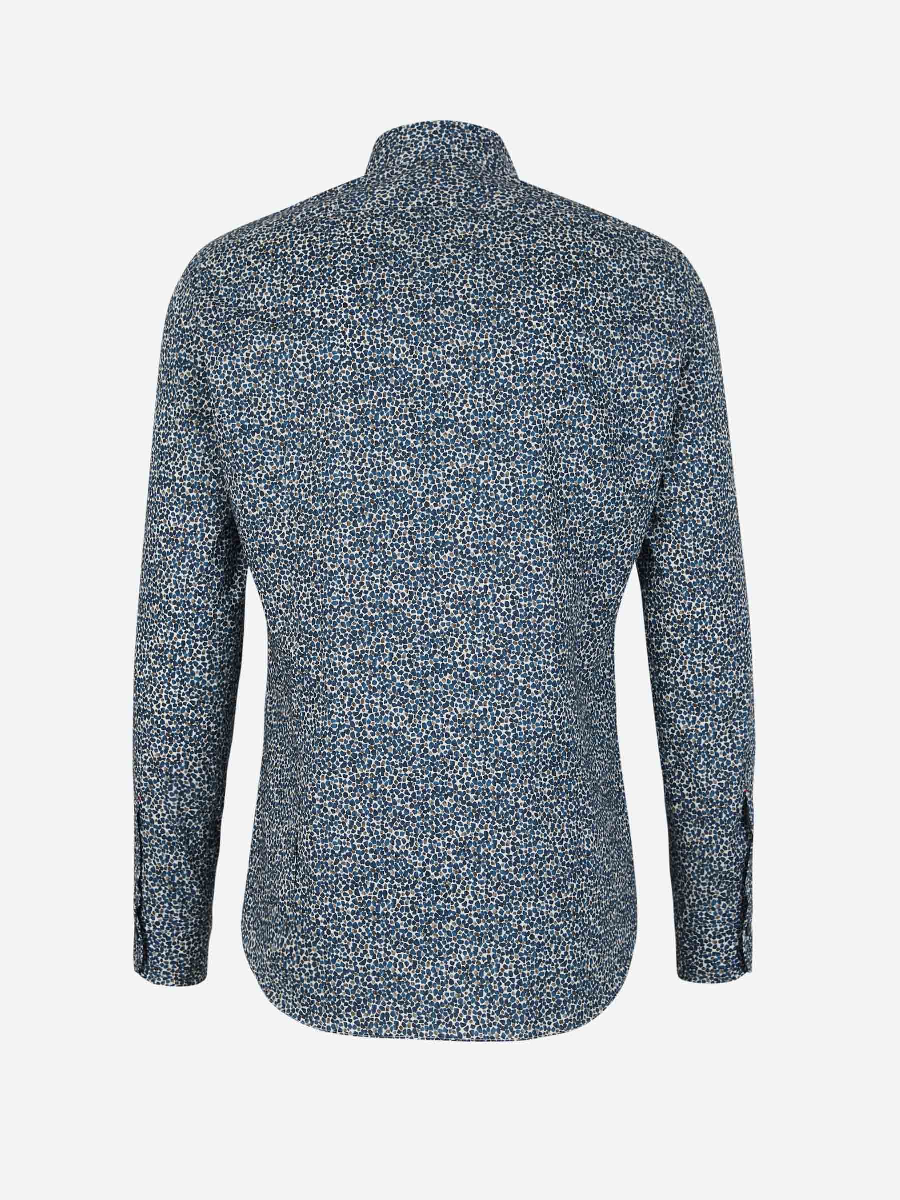 Outlet online Santa Eulalia Hombre Camisa Algodon Estampada color Azul Noche sku 531-006095 01 - Foto 2