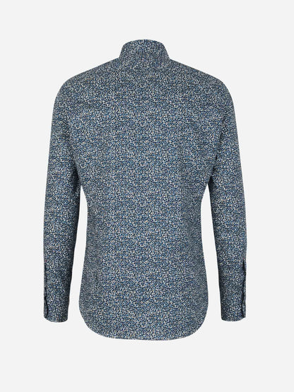 Outlet online Santa Eulalia Hombre Camisa Algodon Estampada color Azul Noche sku 531-006095 01 - Foto 2