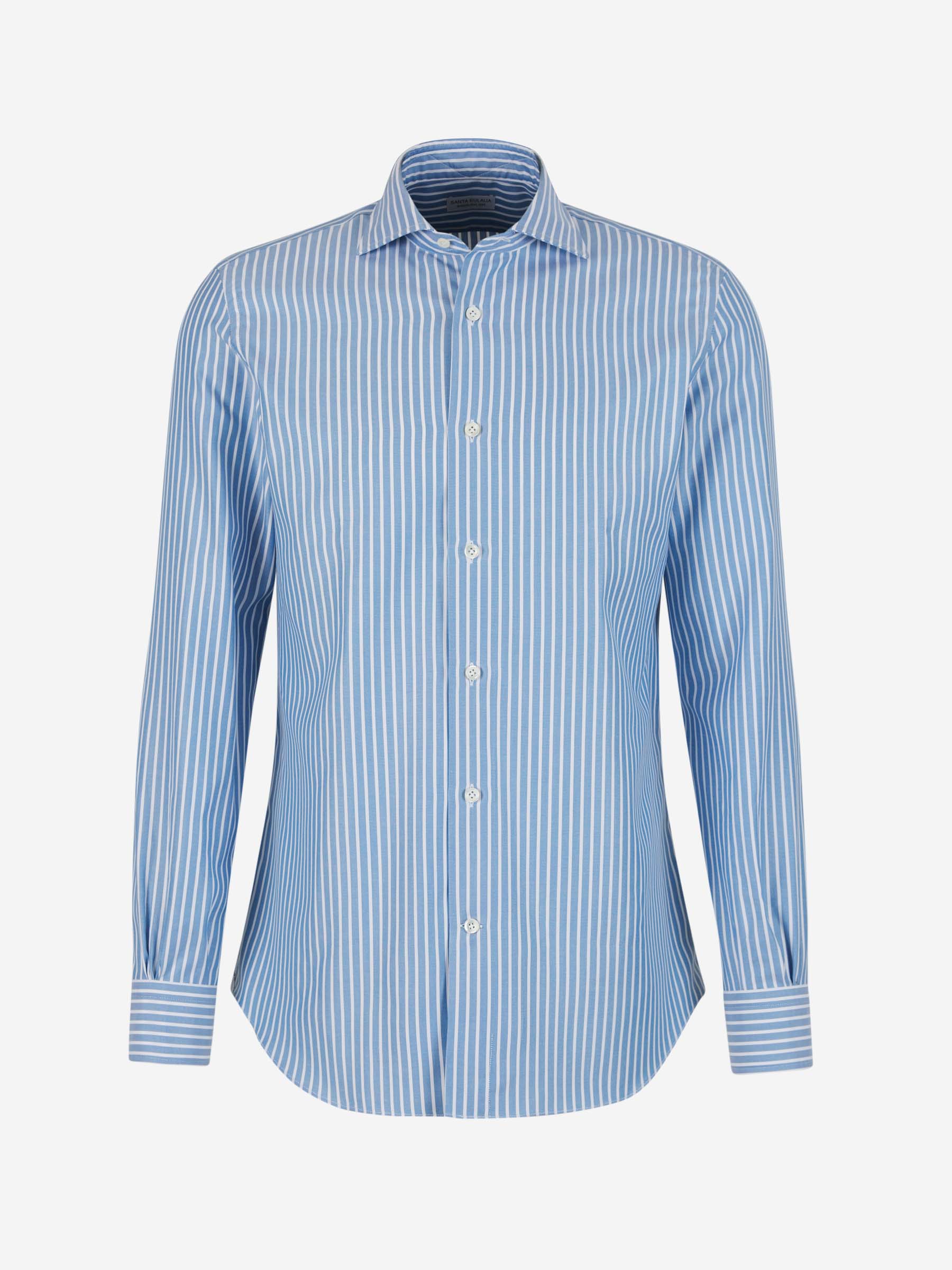 Outlet online Santa Eulalia Hombre Camisa Motivo Rayas color Azul Denim sku 531-006097 01 - Foto 1