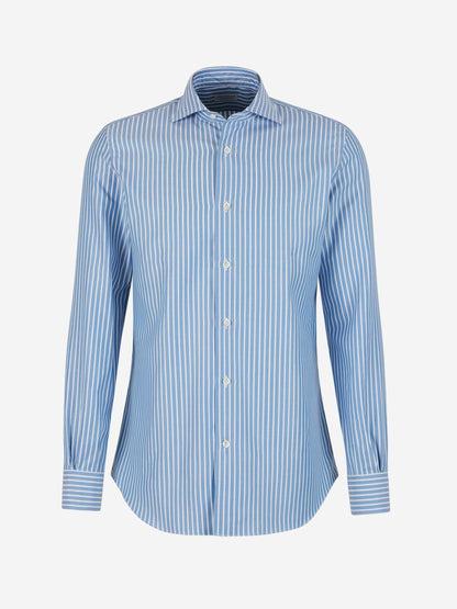 Outlet online Santa Eulalia Hombre Camisa Motivo Rayas color Azul Denim sku 531-006097 01 - Foto 1