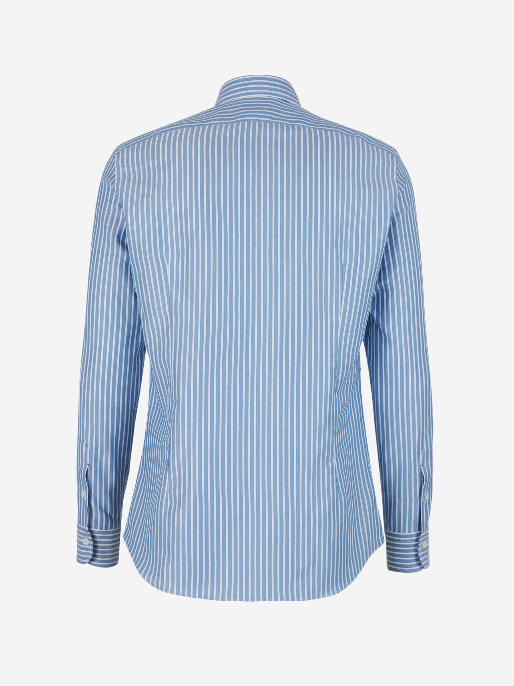 Outlet online Santa Eulalia Hombre Camisa Motivo Rayas color Azul Denim sku 531-006097 01 - Foto 2