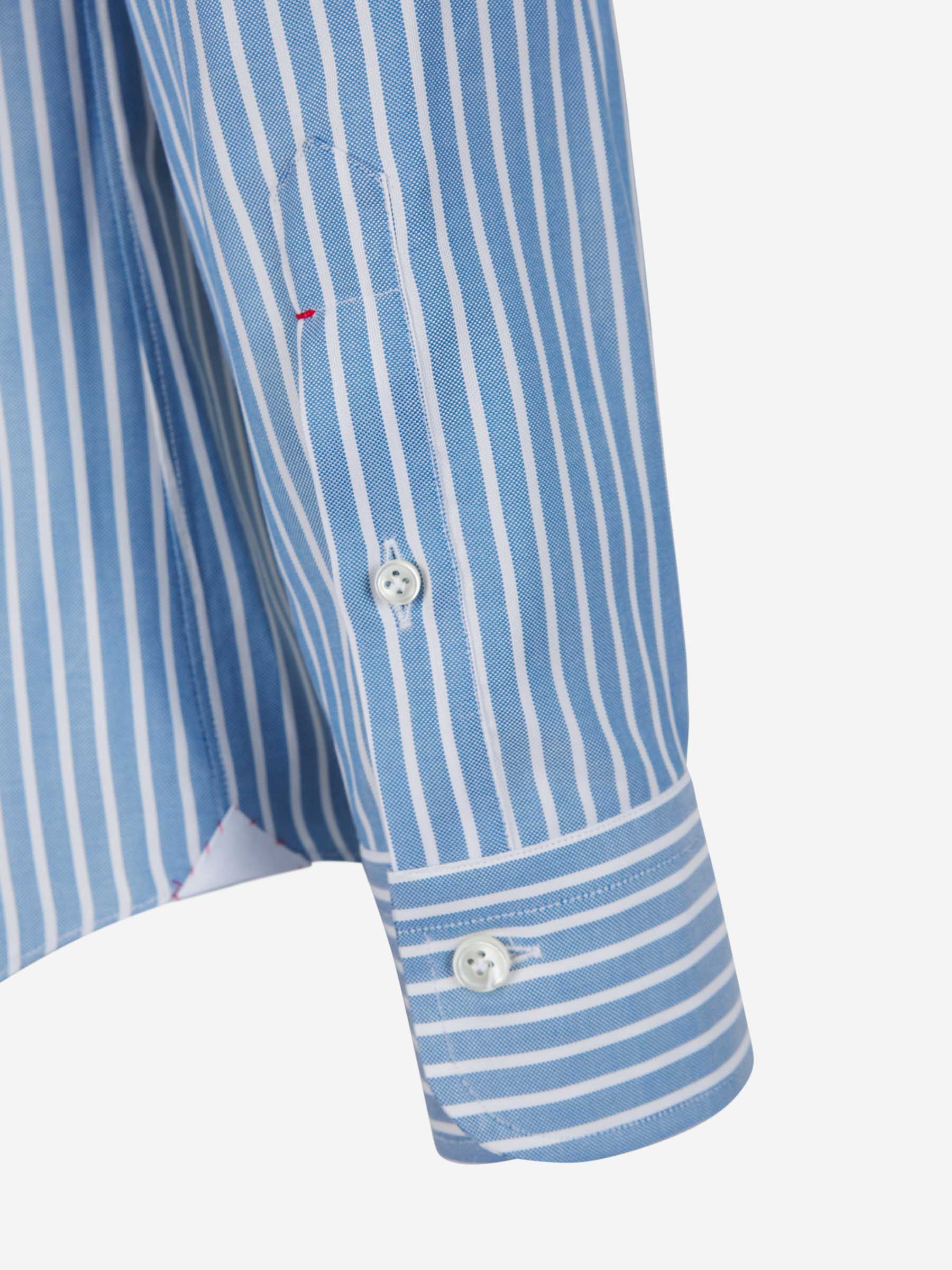 Outlet online Santa Eulalia Hombre Camisa Motivo Rayas color Azul Denim sku 531-006097 01 - Foto 4
