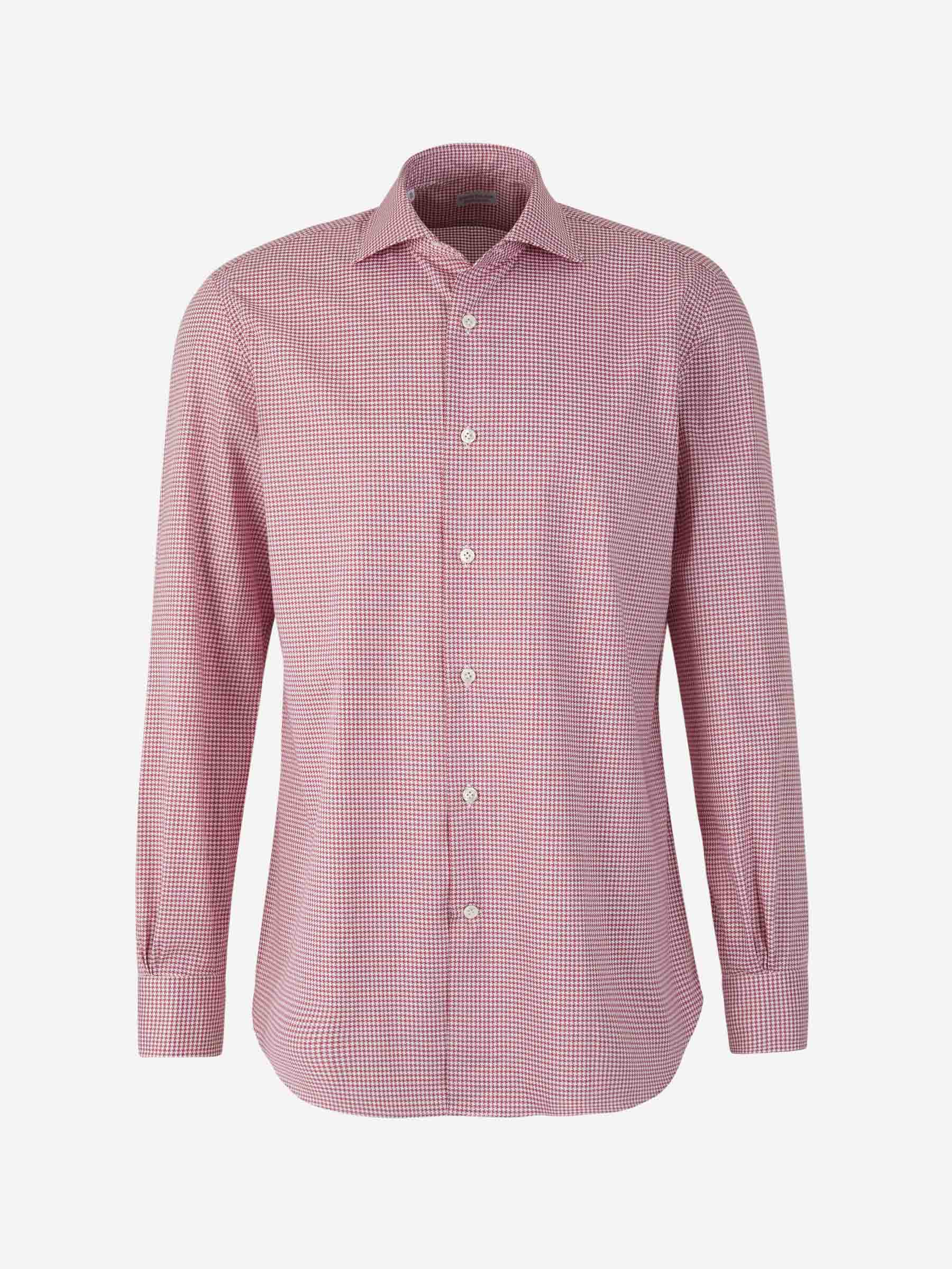 Outlet online Santa Eulalia Hombre Camisa Motivo Pata De Gallo color Rojo sku 531-006098 01 - Foto 1