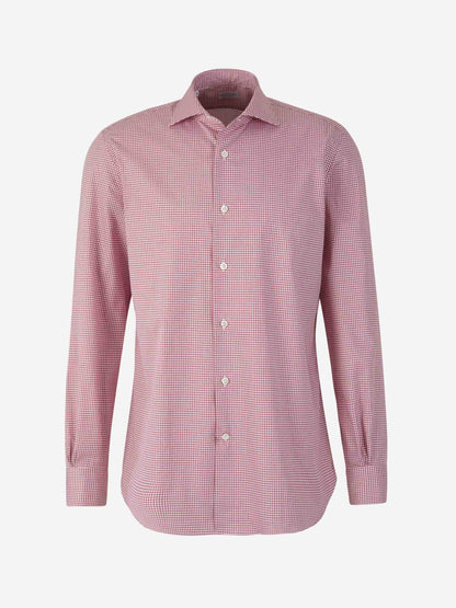 Outlet online Santa Eulalia Hombre Camisa Motivo Pata De Gallo color Rojo sku 531-006098 01 - Foto 1