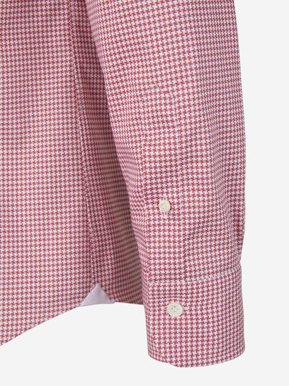Outlet online Santa Eulalia Hombre Camisa Motivo Pata De Gallo color Azul Noche sku 531-006098 02 - Foto 4