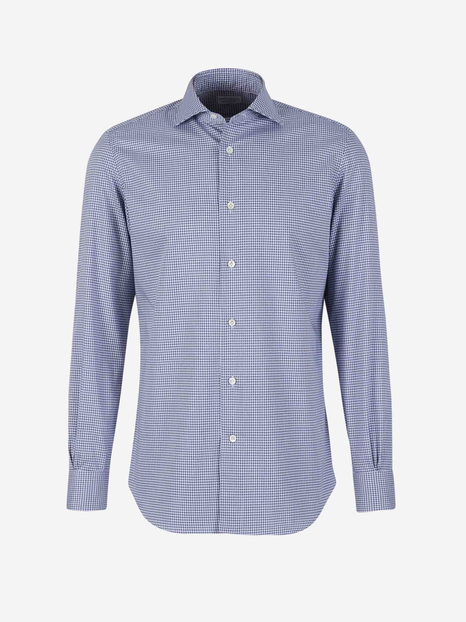 Outlet online Santa Eulalia Hombre Camisa Motivo Pata De Gallo color Azul Noche sku 531-006098 02 - Foto 5