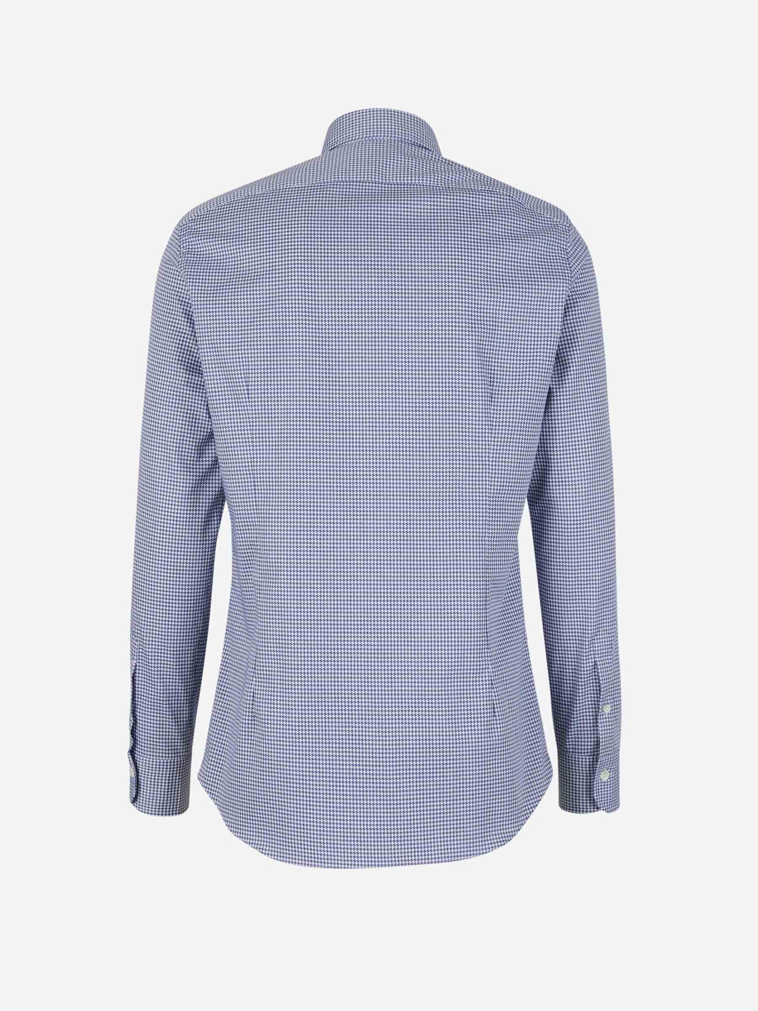Outlet online Santa Eulalia Hombre Camisa Motivo Pata De Gallo color Azul Noche sku 531-006098 02 - Foto 6
