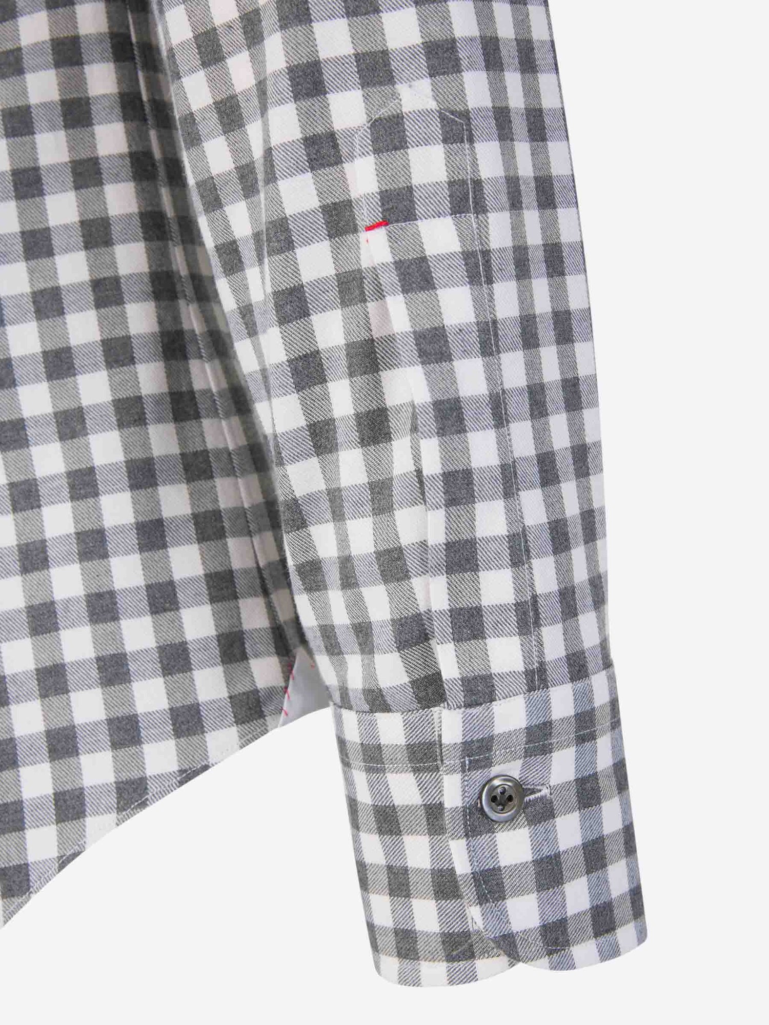 Outlet online Santa Eulalia Hombre Camisa Motivo Cuadros color Gris Carbon sku 531-006101 01 - Foto 4