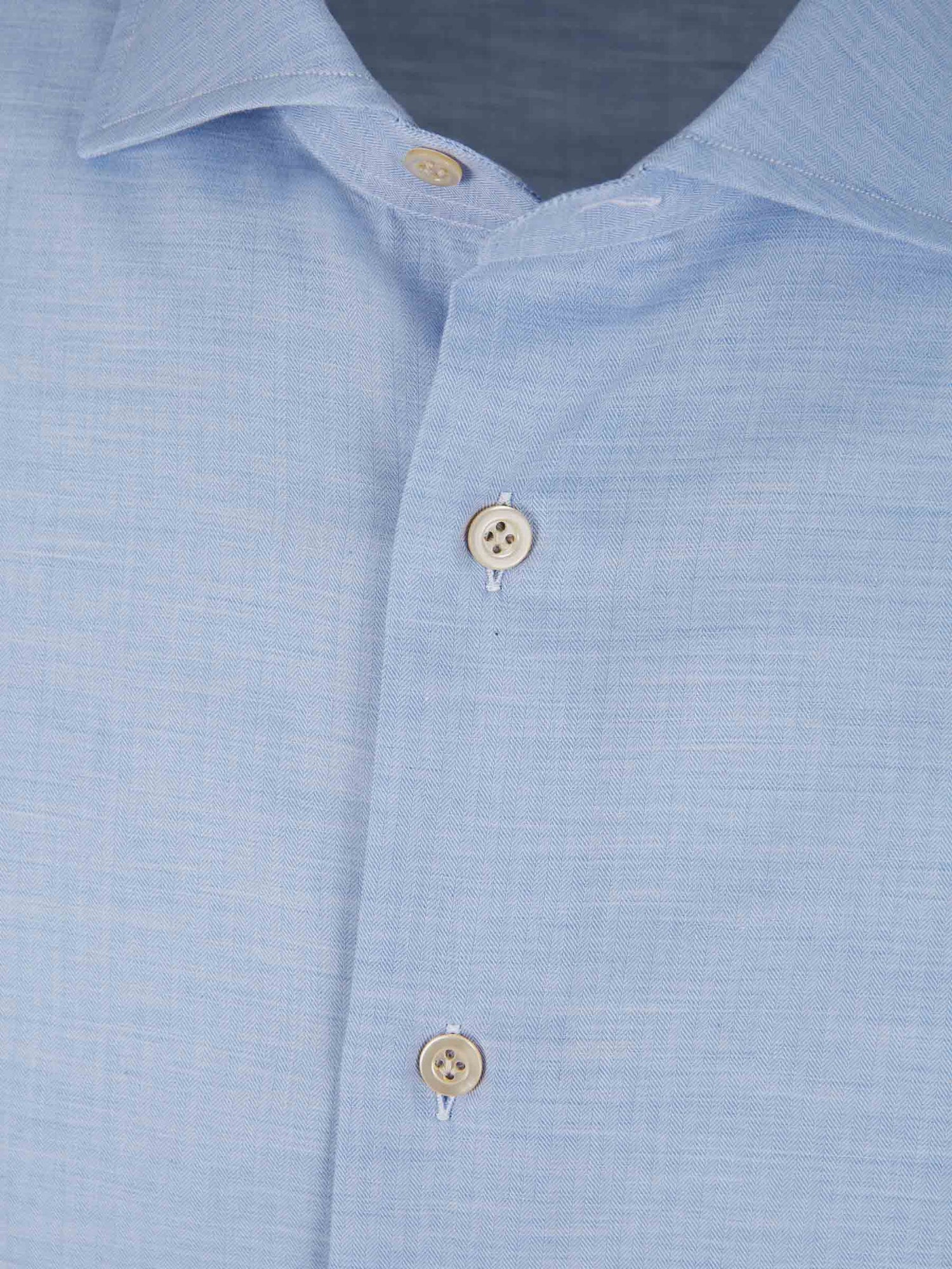 Outlet online Santa Eulalia Hombre Camisa Ligera Algodón color Azul Cielo sku 531-006104 01 - Foto 3
