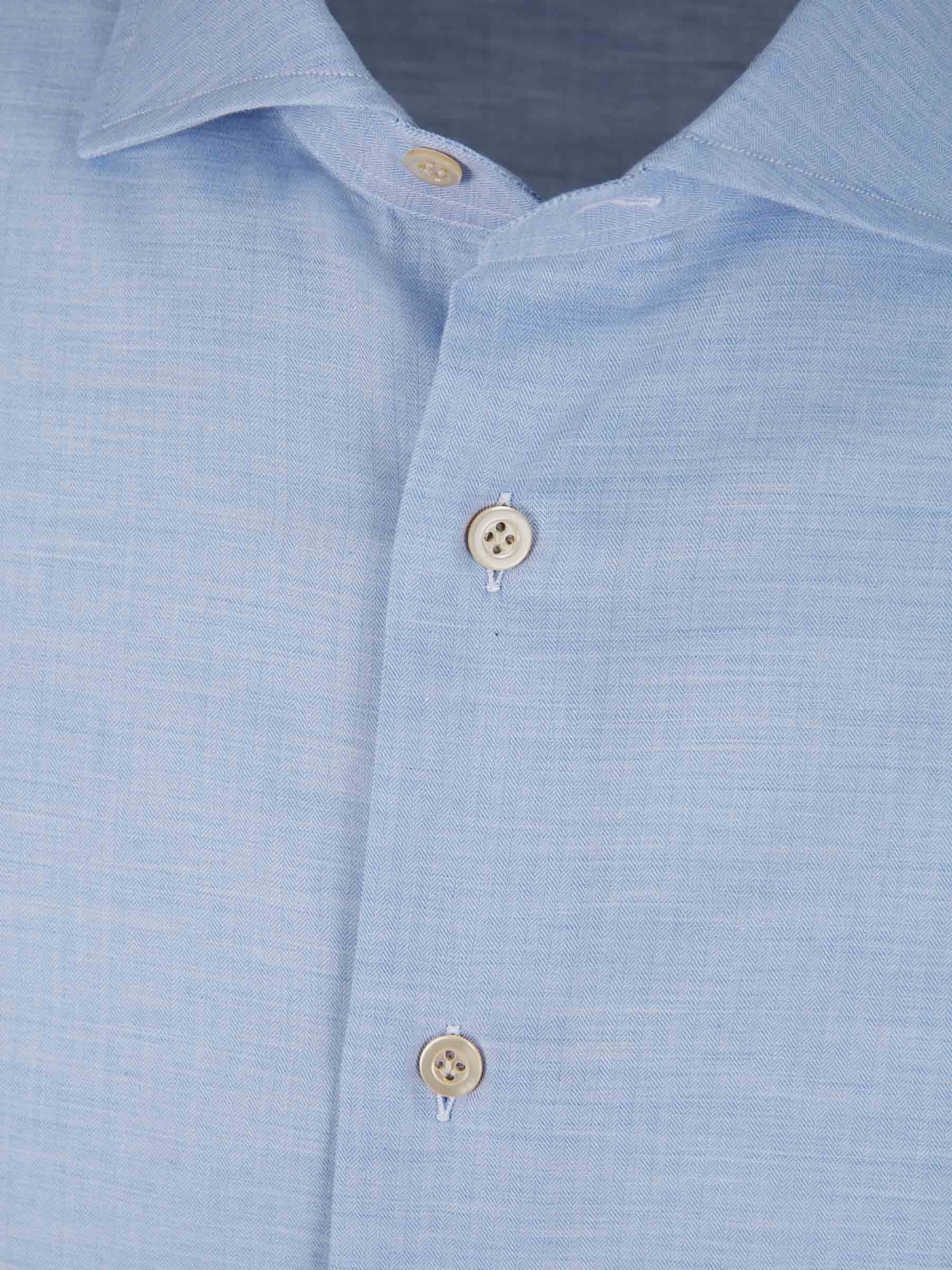 Outlet online Santa Eulalia Hombre Camisa Ligera Algodón color Marron sku 531-006104 02 - Foto 3