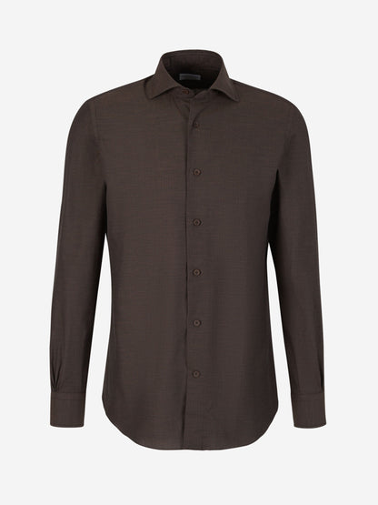 Outlet online Santa Eulalia Hombre Camisa Ligera Algodón color Marron sku 531-006104 02 - Foto 5