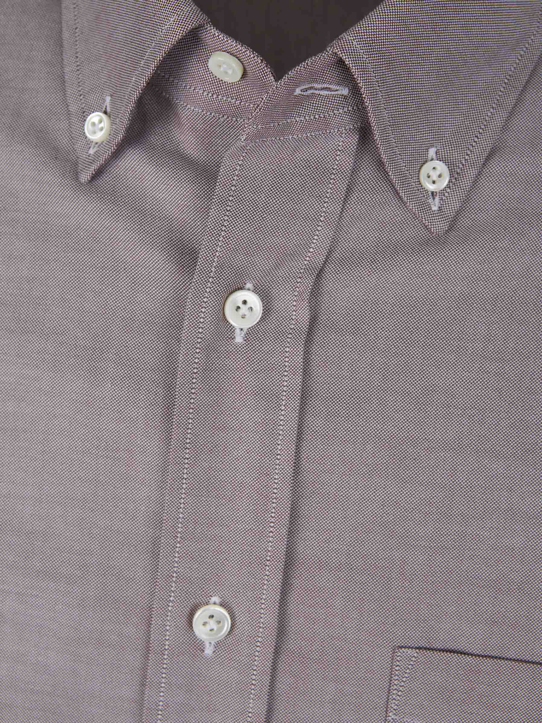 Outlet online Santa Eulalia Hombre Camisa Algodón Texturizado color Burdeos sku 531-006105 01 - Foto 3