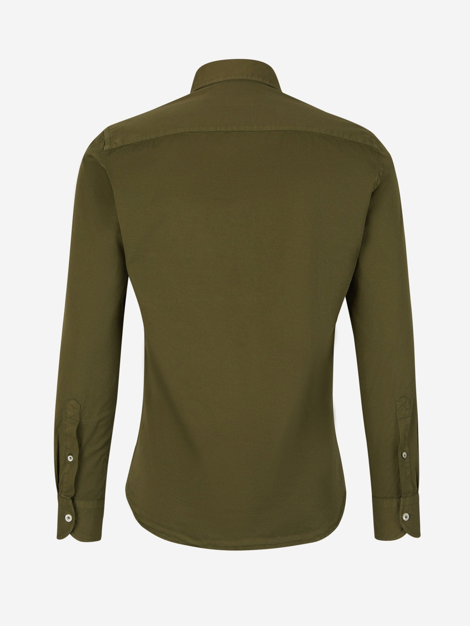 Outlet online Santa Eulalia Hombre Camisa Lisa Algodón color Verde Militar sku 531-006107 02 - Foto 6