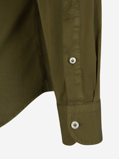 Outlet online Santa Eulalia Hombre Camisa Lisa Algodón color Burdeos sku 531-006107 04 - Foto 8