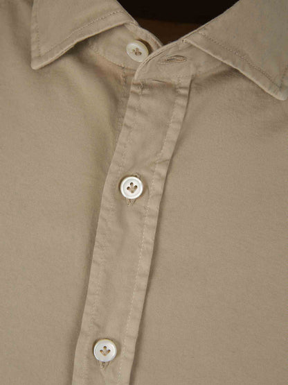 Outlet online Santa Eulalia Hombre Camisa Lisa Algodón color Gris Claro sku 531-006107 06 - Foto 11