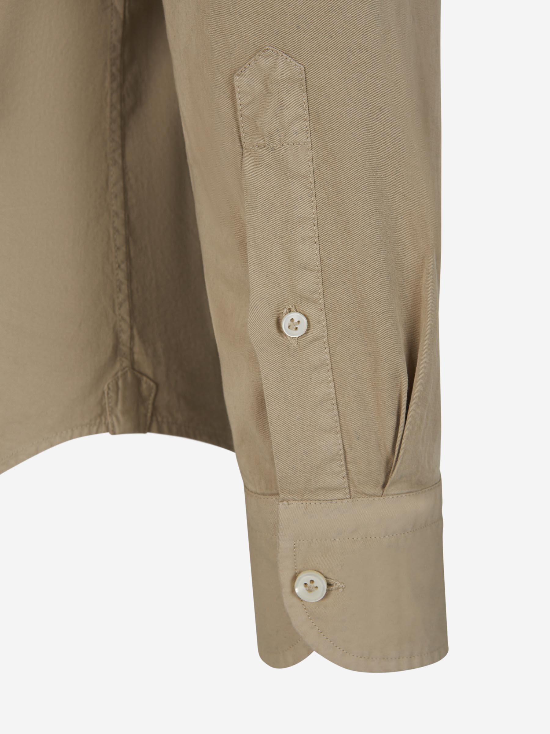Outlet online Santa Eulalia Hombre Camisa Lisa Algodón color Topo sku 531-006107 03 - Foto 12
