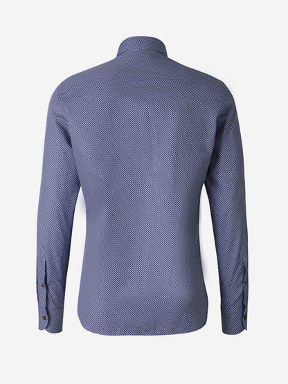 Outlet online Santa Eulalia Hombre Camisa Motivo Geométrico color Azul Noche sku 531-006109 01 - Foto 2