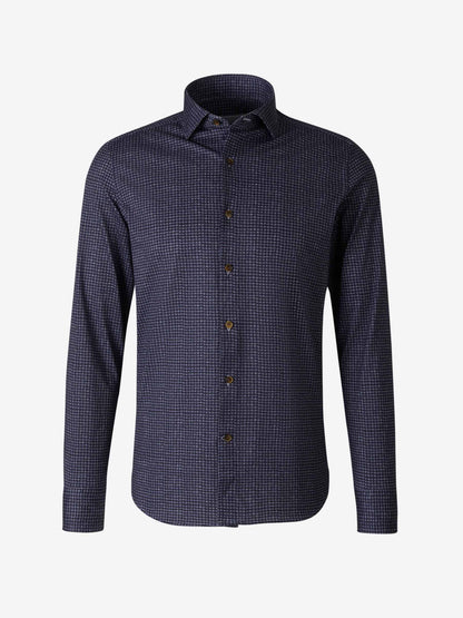 Outlet online Santa Eulalia Hombre Camisa Pata de Gallo color Azul Noche sku 531-006114 02 - Foto 1