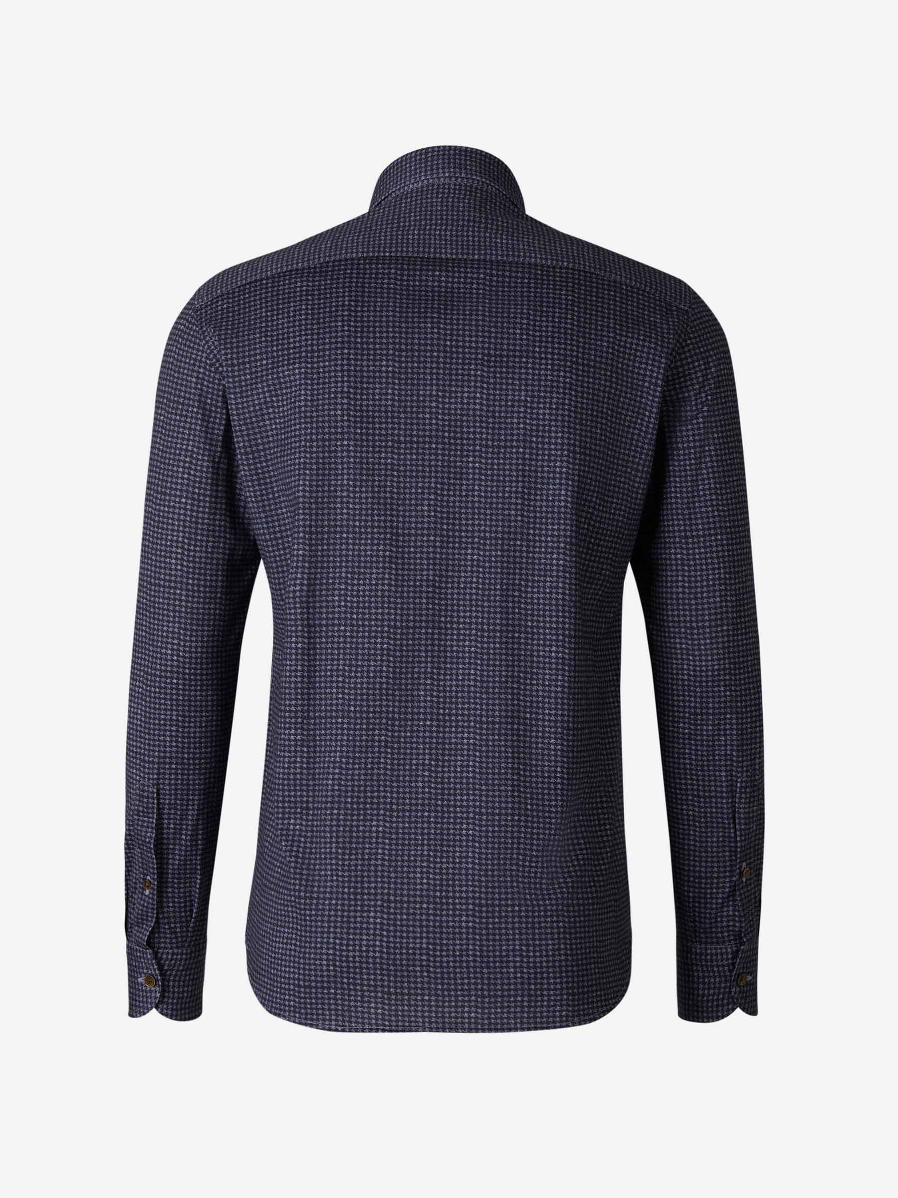Outlet online Santa Eulalia Hombre Camisa Pata de Gallo color Azul Noche sku 531-006114 02 - Foto 2