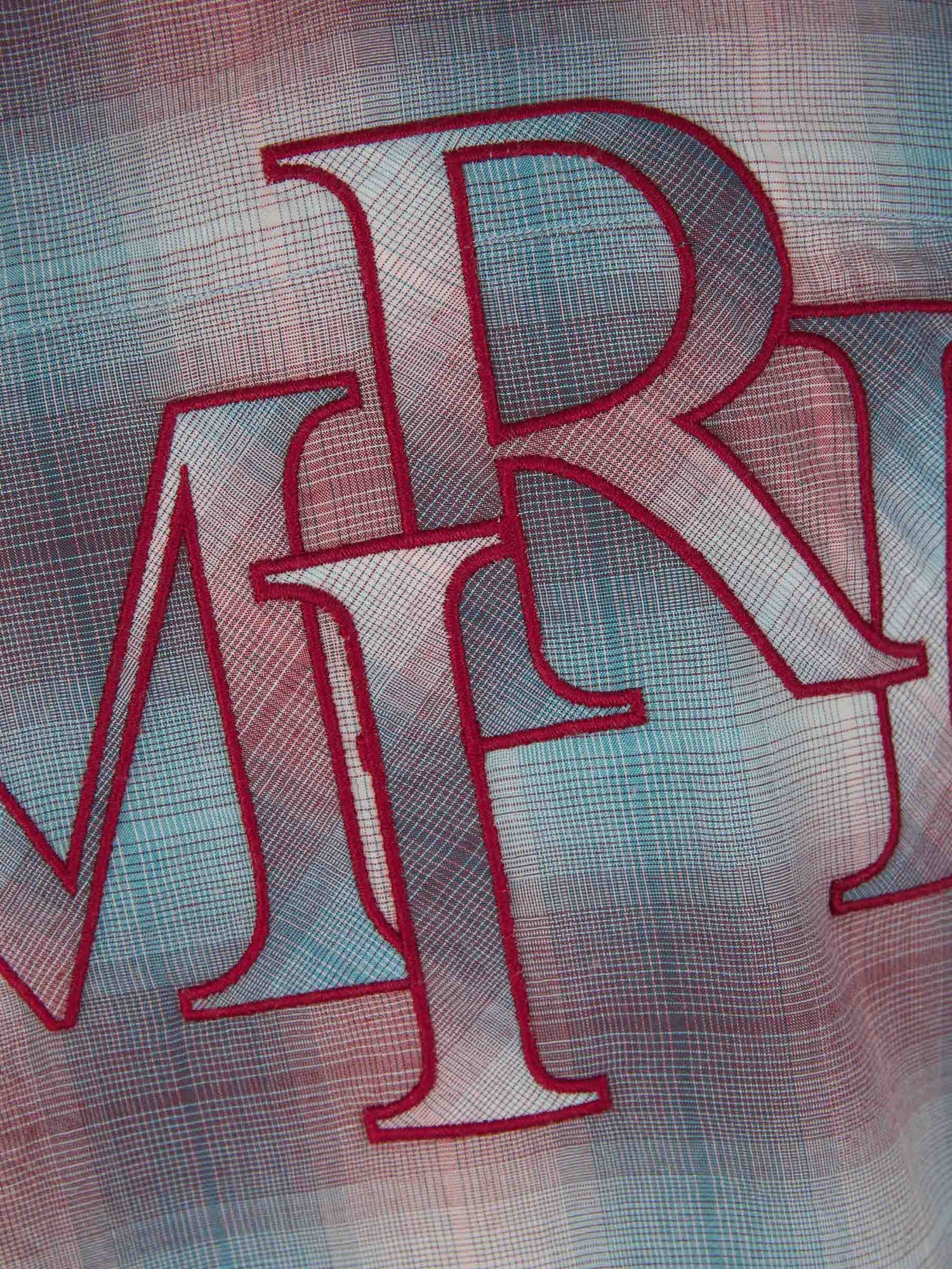 Outlet online Amiri Hombre Camisa Logo Cuadros color Burdeos sku 531-006116 01 - Foto 6
