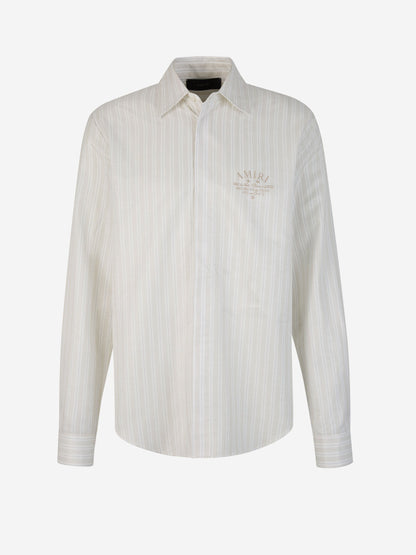 Outlet online Amiri Hombre Camisa Logo Rayas color Beis sku 531-006117 01 - Foto 1