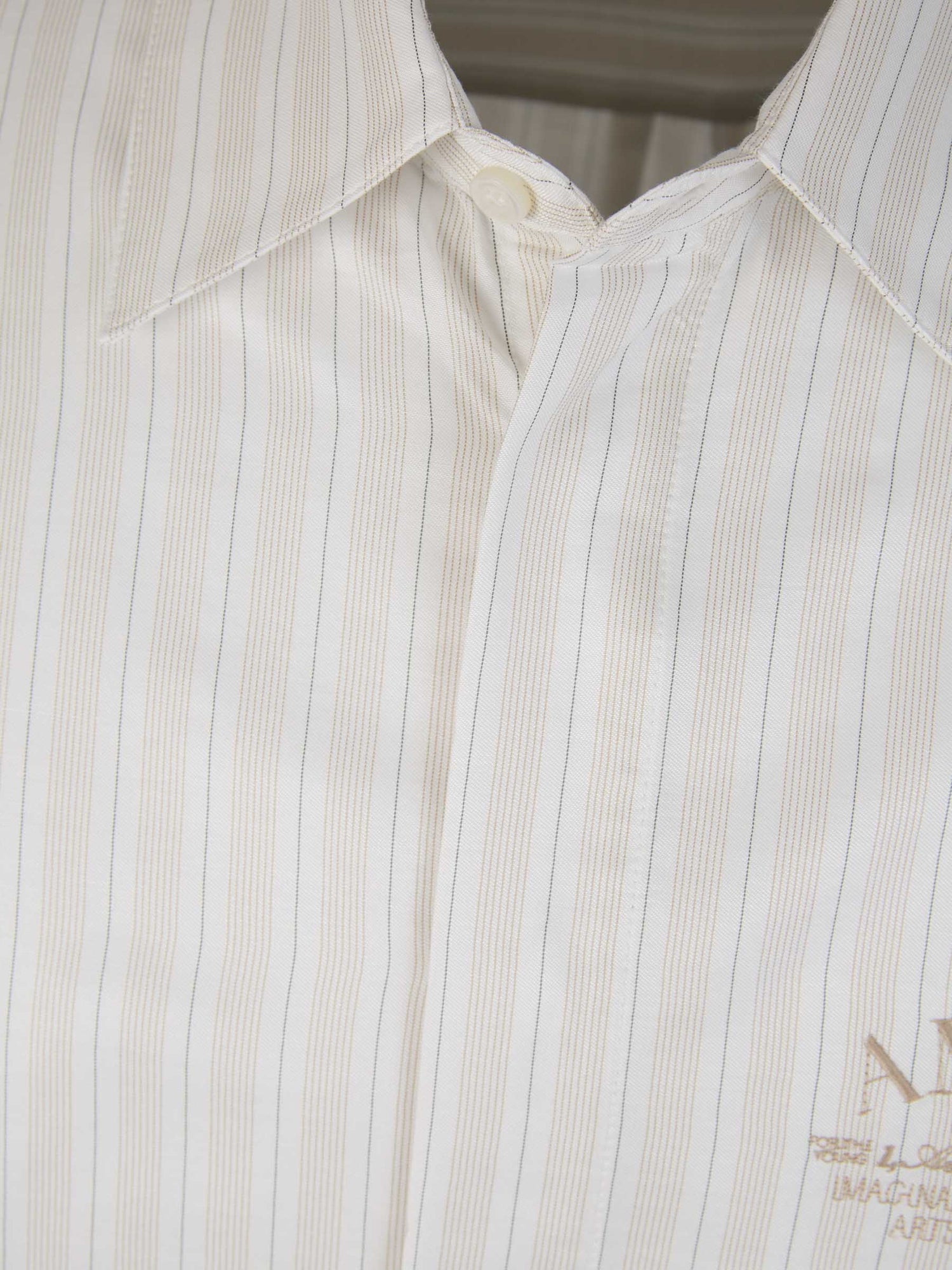 Outlet online Amiri Hombre Camisa Logo Rayas color Beis sku 531-006117 01 - Foto 3