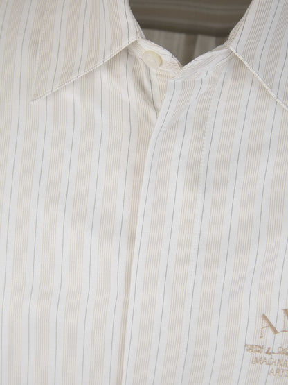 Outlet online Amiri Hombre Camisa Logo Rayas color Beis sku 531-006117 01 - Foto 3