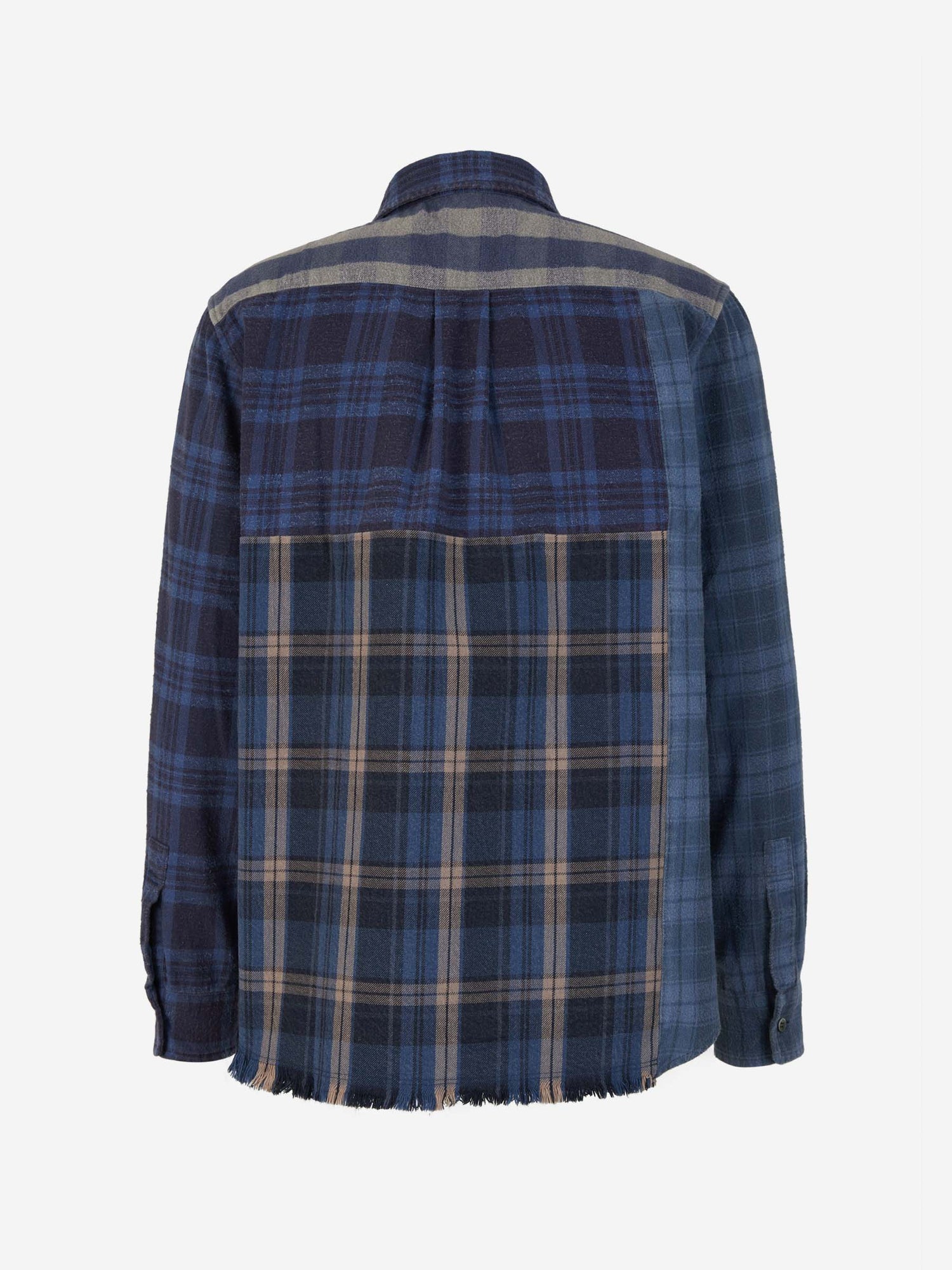 Outlet online John Elliott Hombre Camisa Silverado Tartán color Azul Marino sku 531-006127 01 - Foto 2