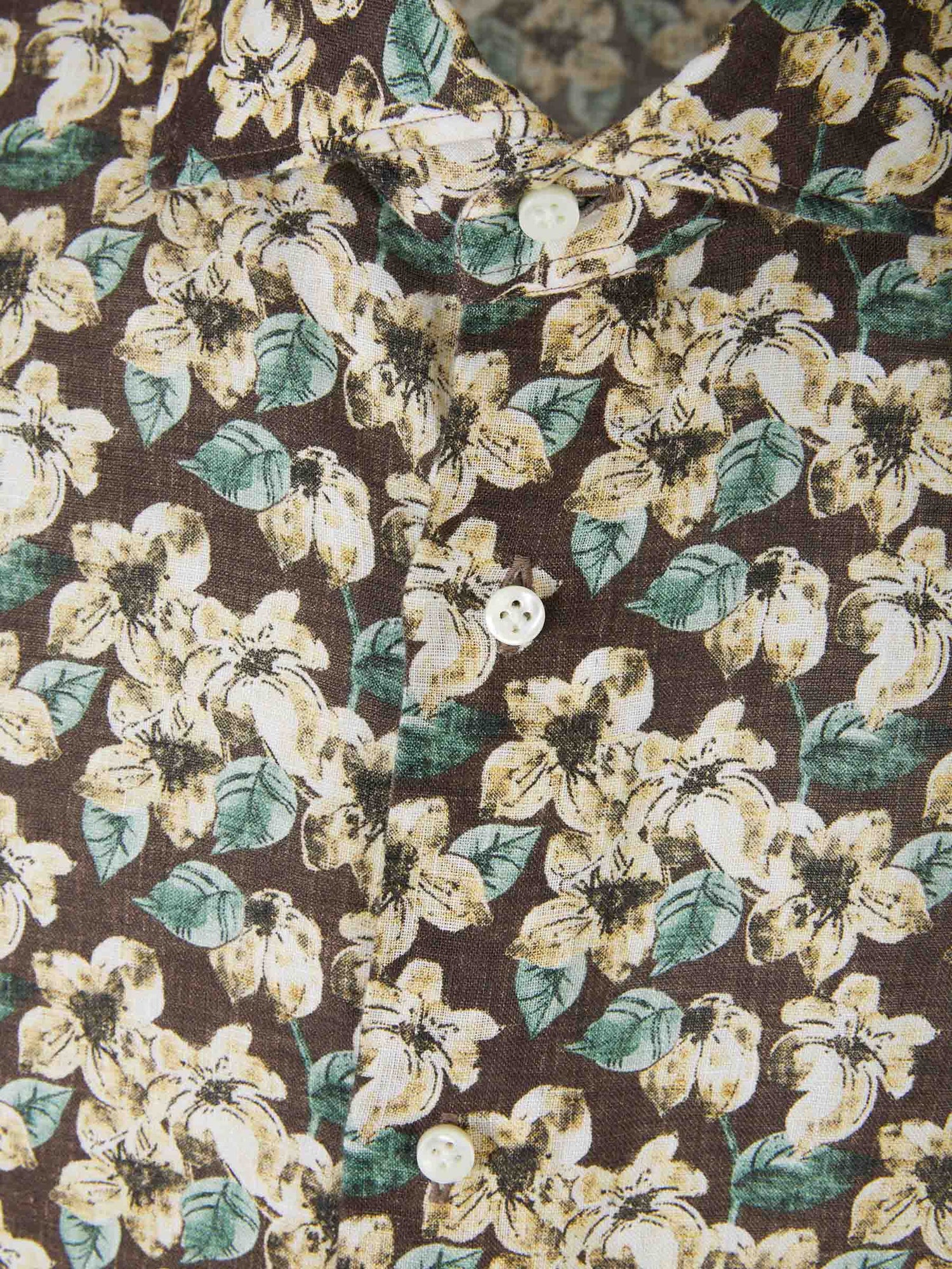 Vincenzo di Ruggiero Hombre Barcelona Camisa Motivo Floral color Verde Menta sku 531-006148 01 - Foto 3