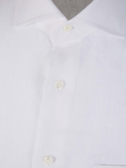 Santa Eulalia Hombre Barcelona Camisa Bolsillo Lino color Blanco sku 531-006246 01 - Foto 3