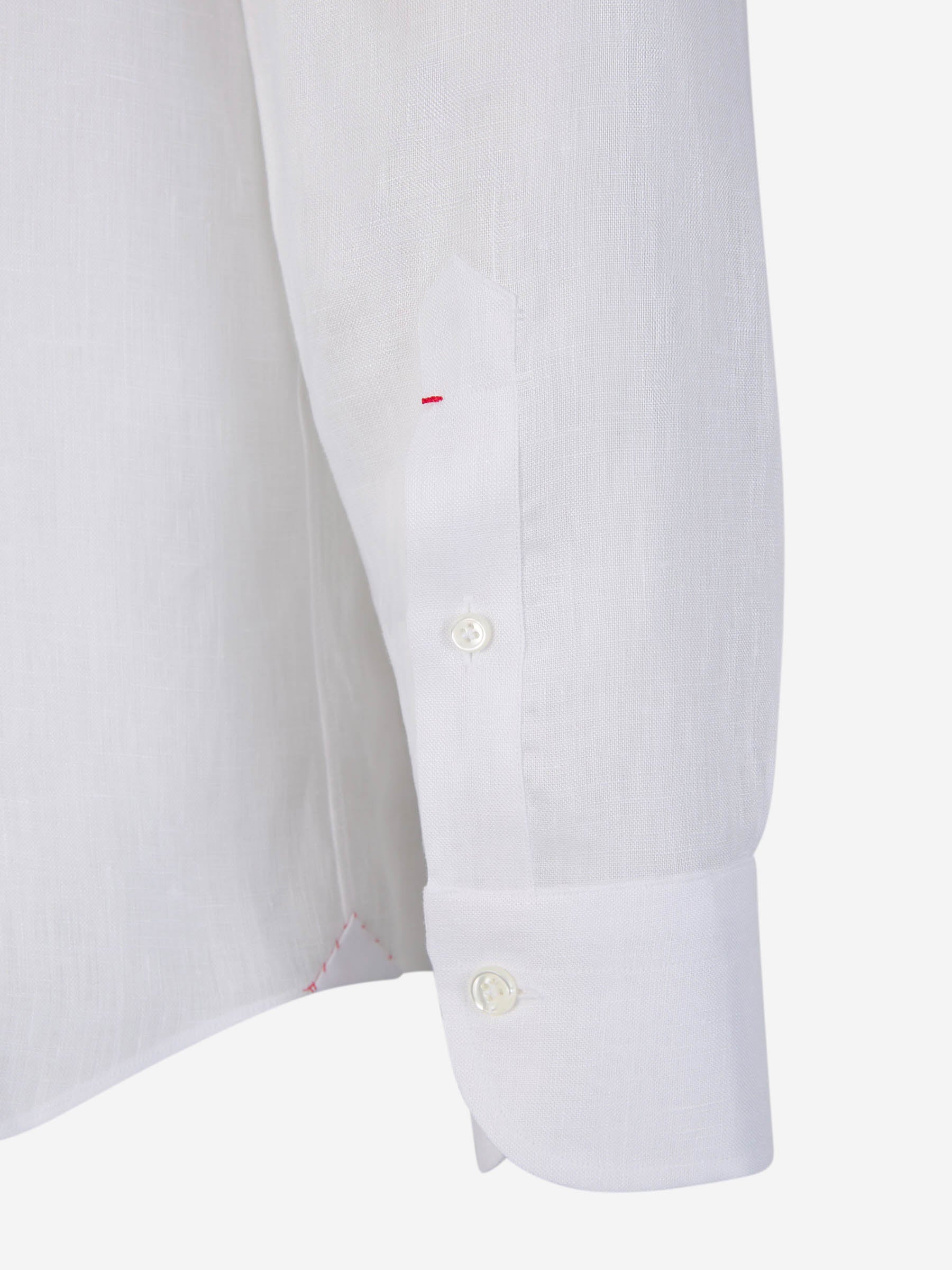 Santa Eulalia Hombre Barcelona Camisa Bolsillo Lino color Blanco sku 531-006246 01 - Foto 4