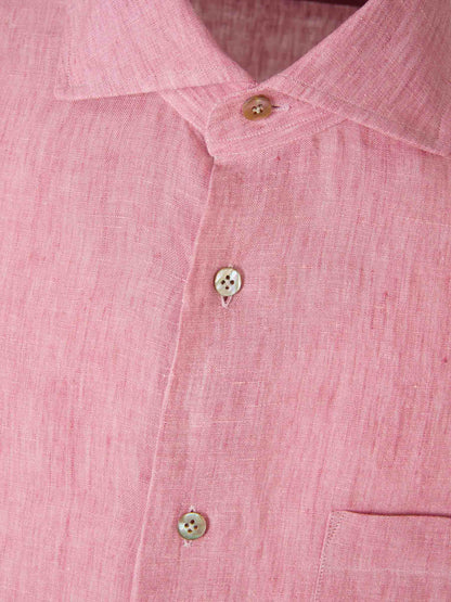 Santa Eulalia Hombre Barcelona Camisa Bolsillo Lino color Rojo sku 531-006247 02 - Foto 3