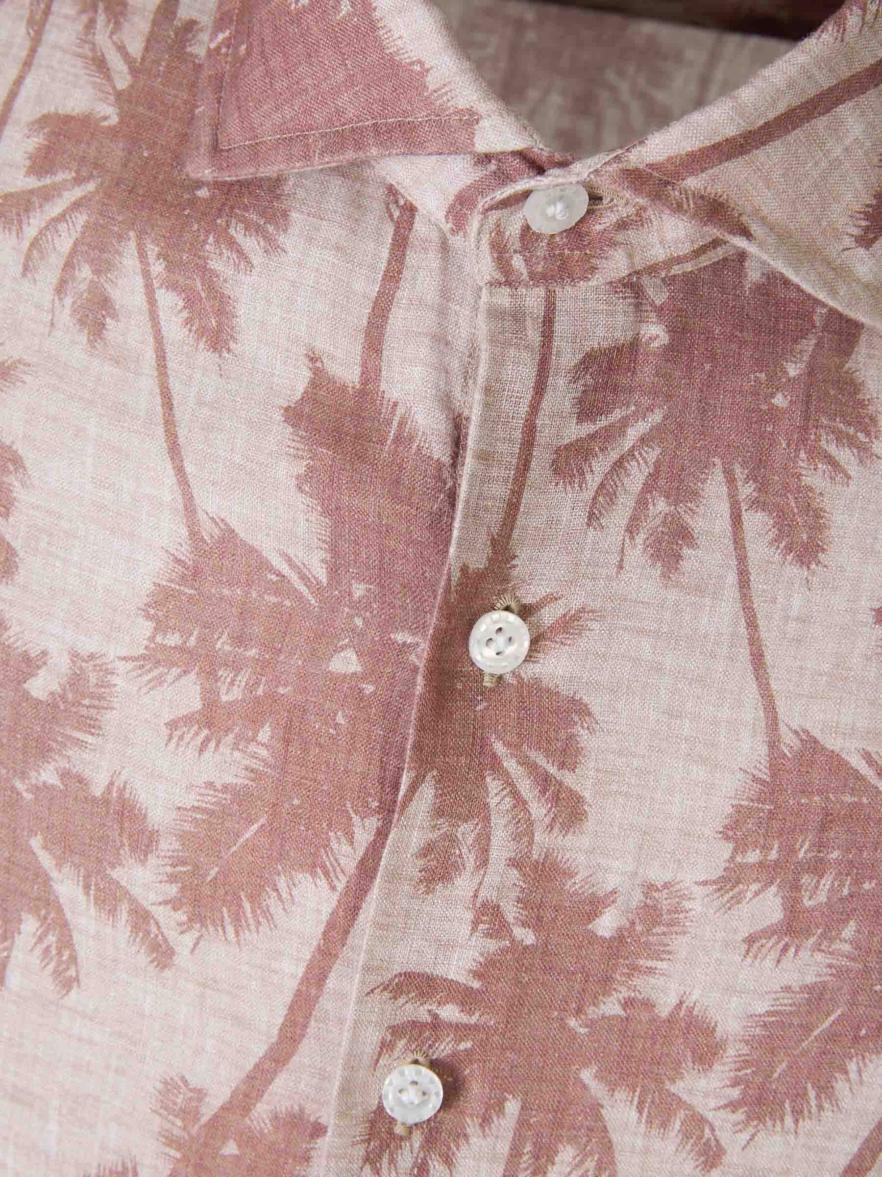 Palm Trees Motif Shirt