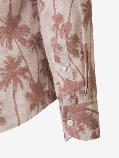 Palm Trees Motif Shirt