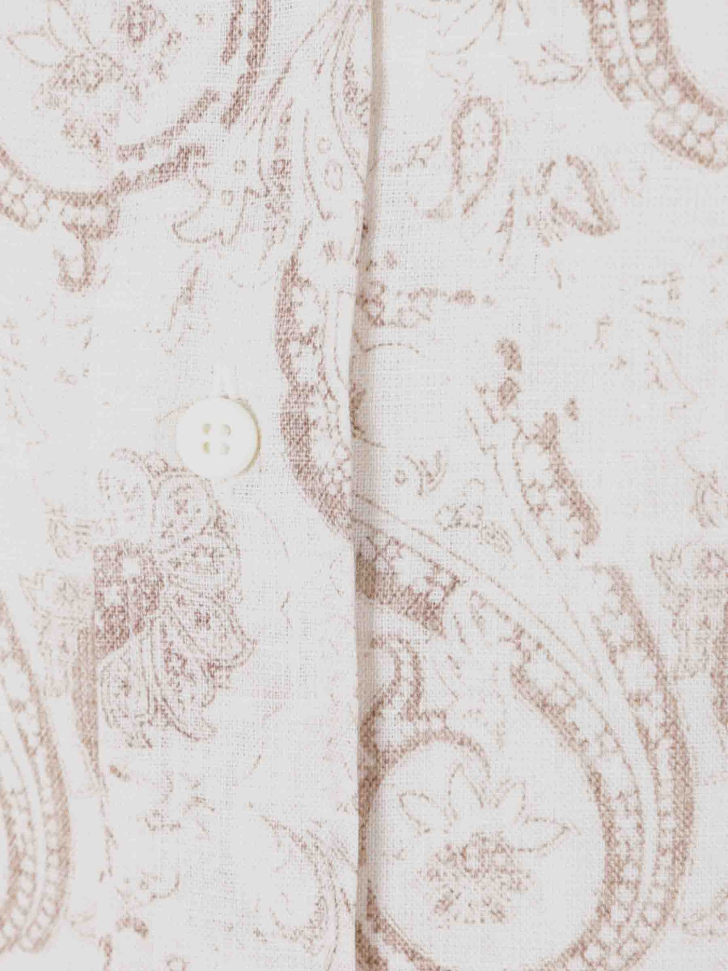 Brunello Cucinelli Hombre Barcelona Camisa Paisley Lino color Marfil sku 531-006390 01 - Foto 2