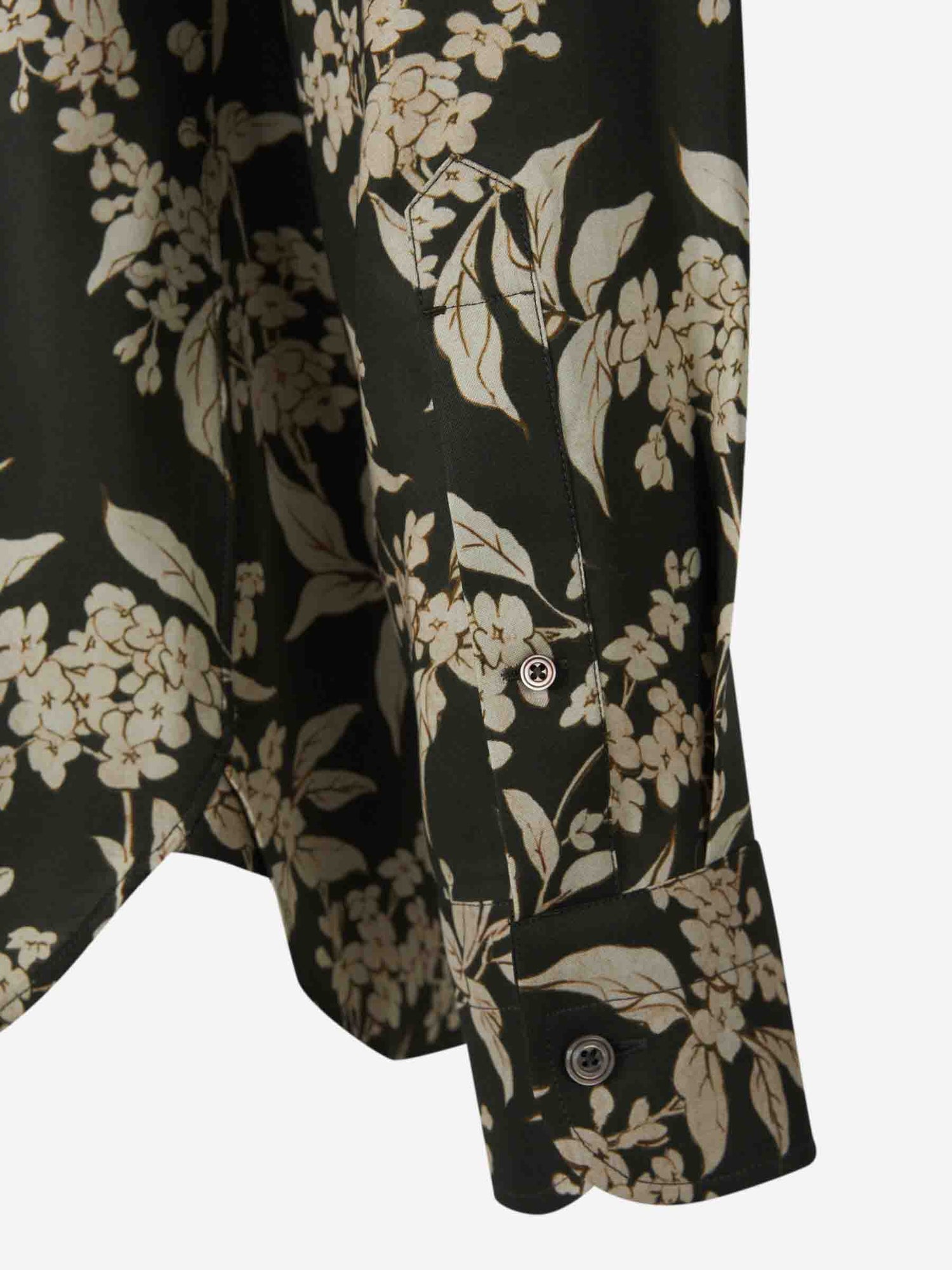 Outlet online Tom Ford Hombre Camisa Motivo Floral color Verde Oscuro sku 531-006396 01 - Foto 5