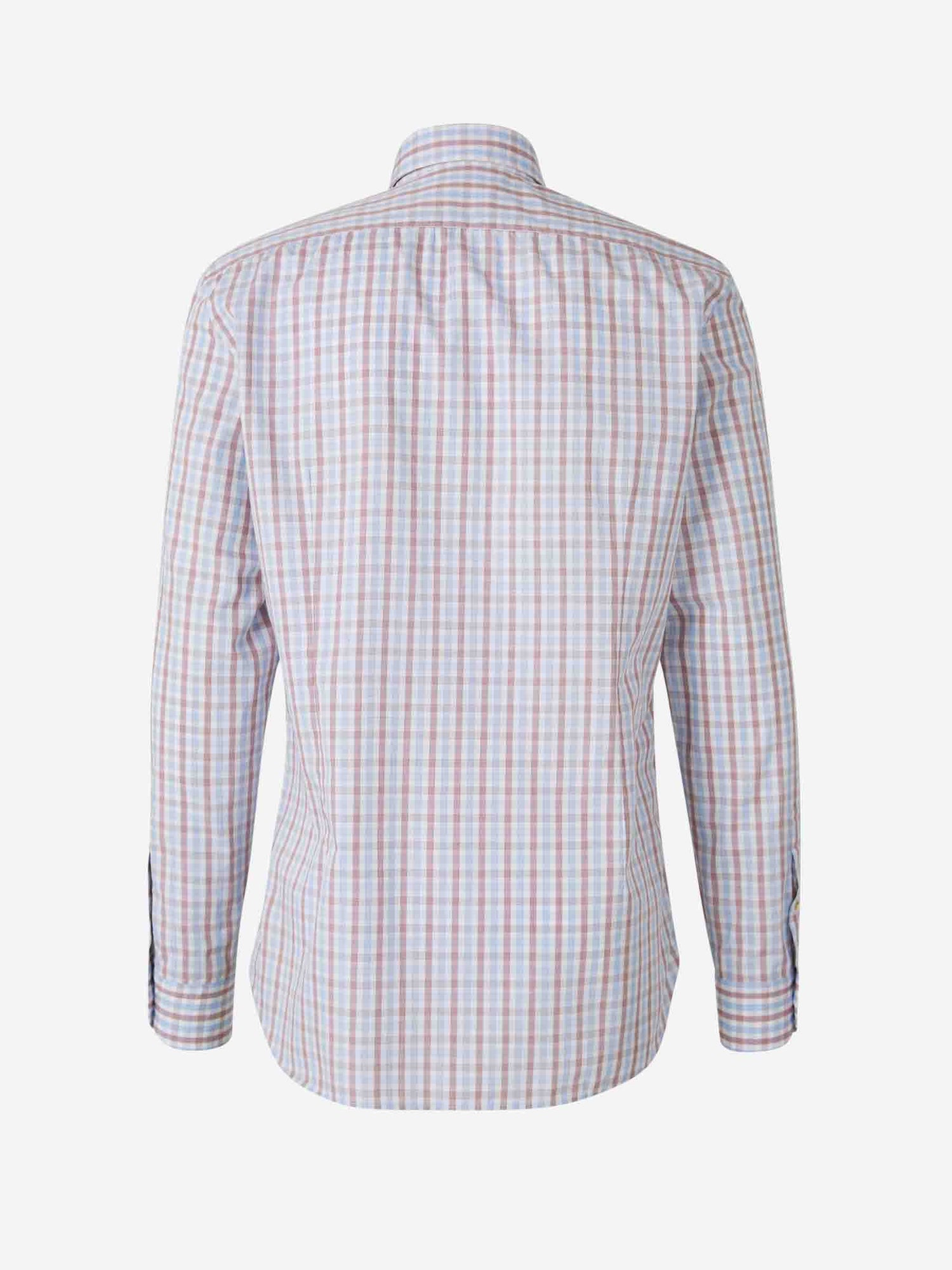 Outlet online Vincenzo di Ruggiero Hombre Camisa Cuadros Algodón color Multicolor sku 531-006404 01 - Foto 2