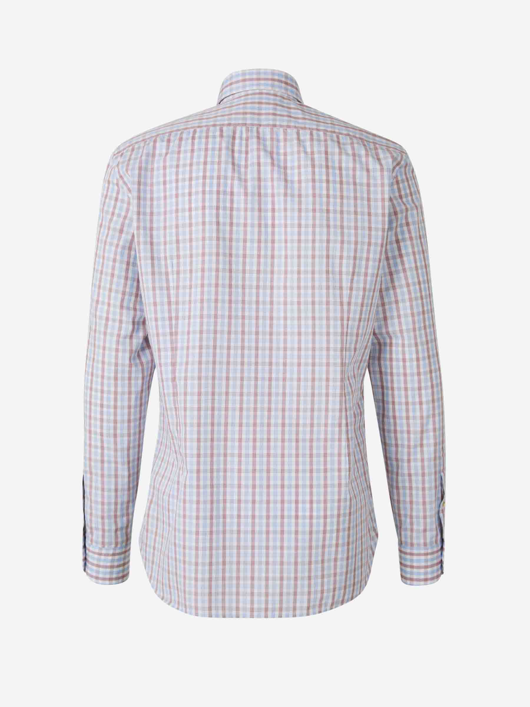 Outlet online Vincenzo di Ruggiero Hombre Camisa Cuadros Algodón color Multicolor sku 531-006404 01 - Foto 2
