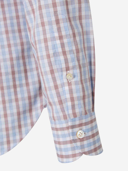 Outlet online Vincenzo di Ruggiero Hombre Camisa Cuadros Algodón color Multicolor sku 531-006404 01 - Foto 4