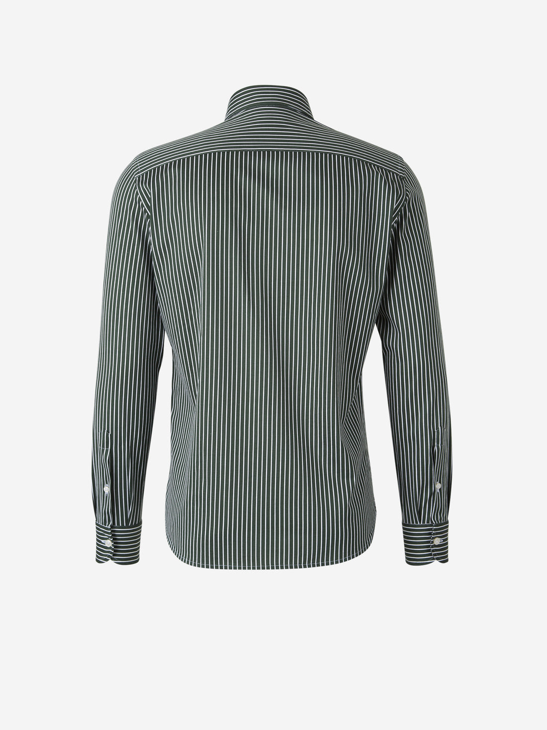 Santa Eulalia Hombre Barcelona Camisa Algodón Rayas color Verde Oscuro sku 531-006411 02 - Foto 2