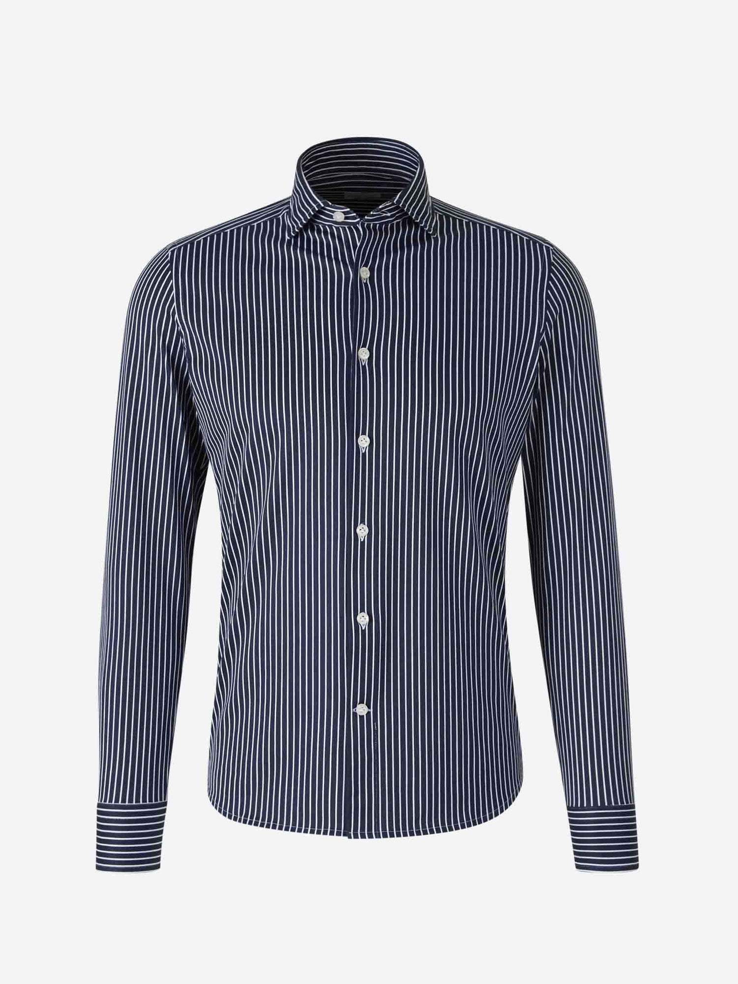 Santa Eulalia Hombre Barcelona Camisa Algodón Rayas color Azul Noche sku 531-006411 03 - Foto 1