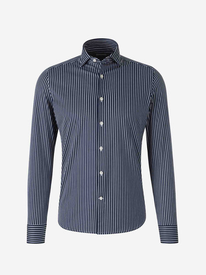 Santa Eulalia Hombre Barcelona Camisa Algodón Rayas color Azul Noche sku 531-006411 03 - Foto 1