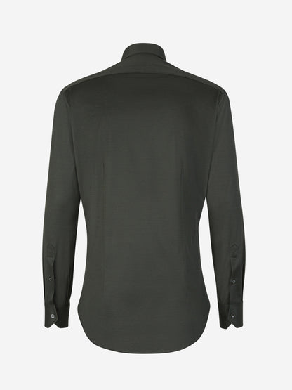 Fray Hombre Barcelona Camisa Micro Punto color Verde Oscuro sku 531-006415 03 - Foto 2