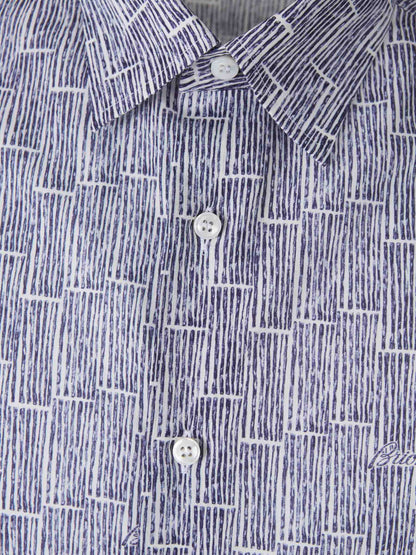 Brioni Hombre Barcelona Camisa Estampada Algodón color Azul sku 531-006424 01 - Foto 3