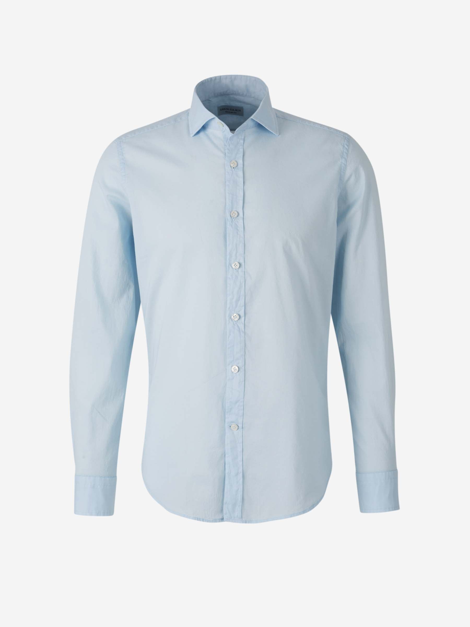 Outlet online Santa Eulalia Hombre Camisa Lisa Algodón color Azul Celeste sku 531-006426 02 - Foto 1