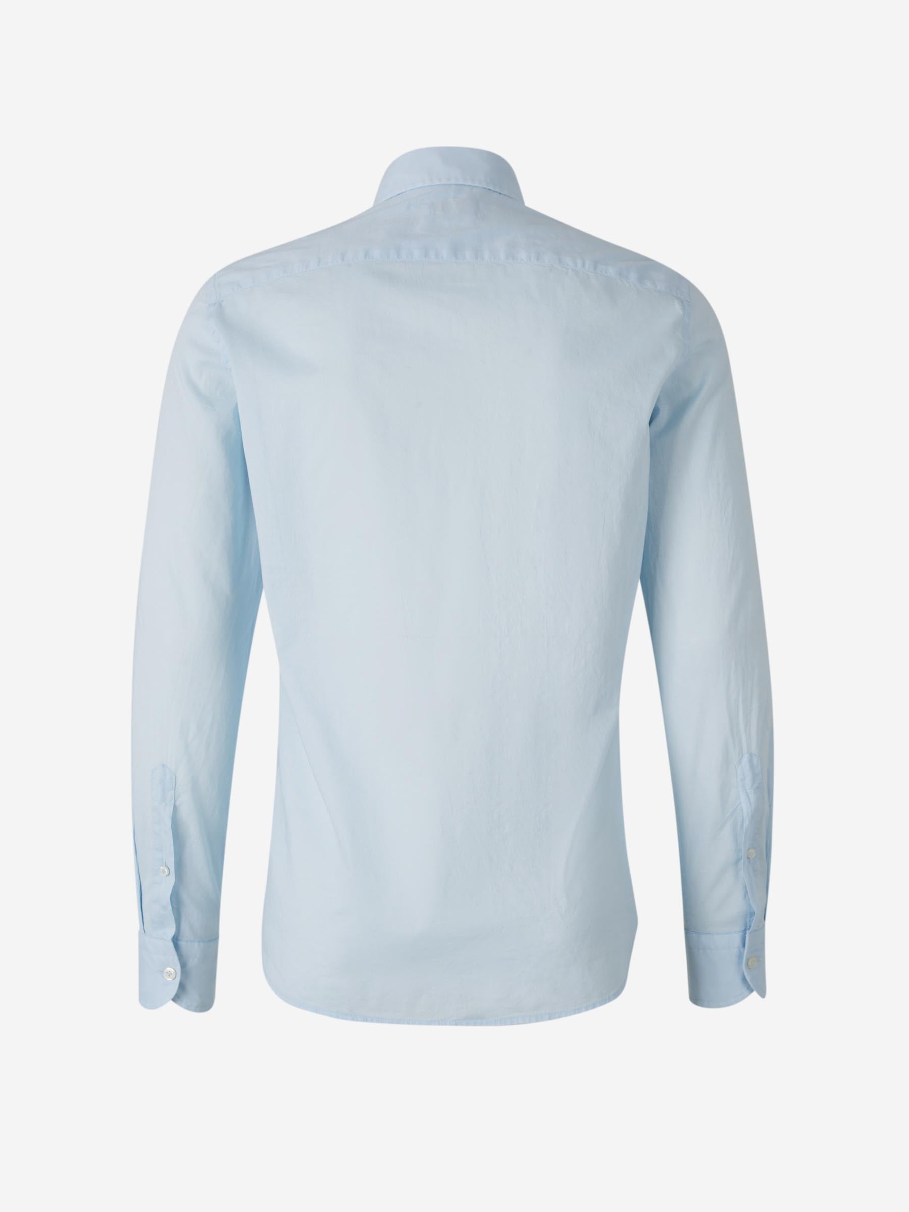 Outlet online Santa Eulalia Hombre Camisa Lisa Algodón color Azul Celeste sku 531-006426 02 - Foto 2